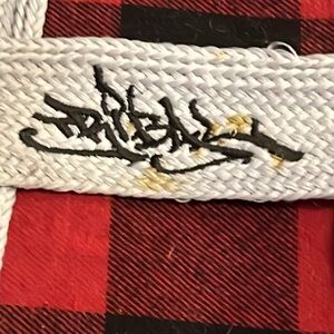 🔥VINTAGE TRIBAL GEAR GREY FAT LACE BBOY GRAFFITI 90s Y2K